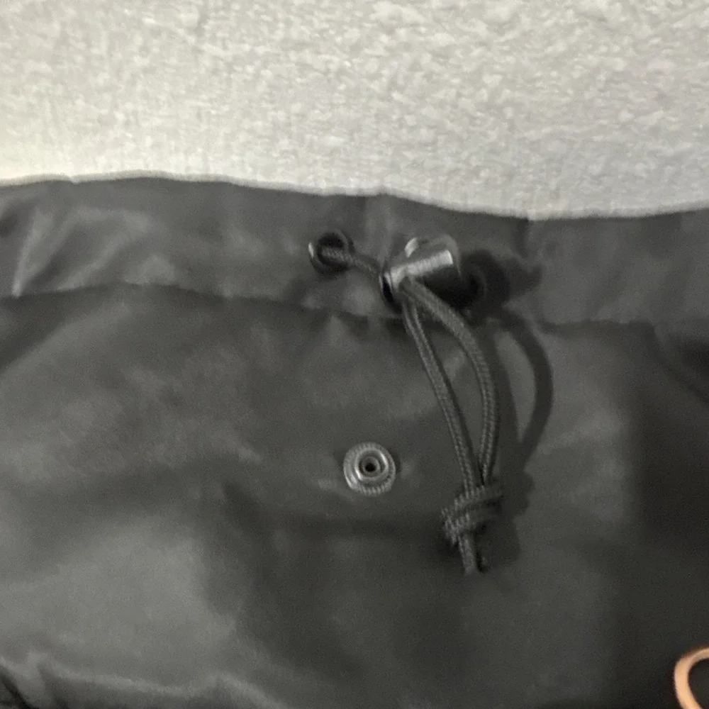 PUMA Black Backpack Drawstring Flap Top Zip Closure, Adjustable Straps, Pockets